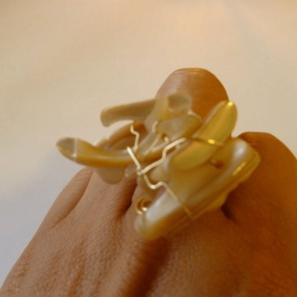 Pearl Mother Ring, Hand Made, Golden PearlRing - Picture 7 of 7